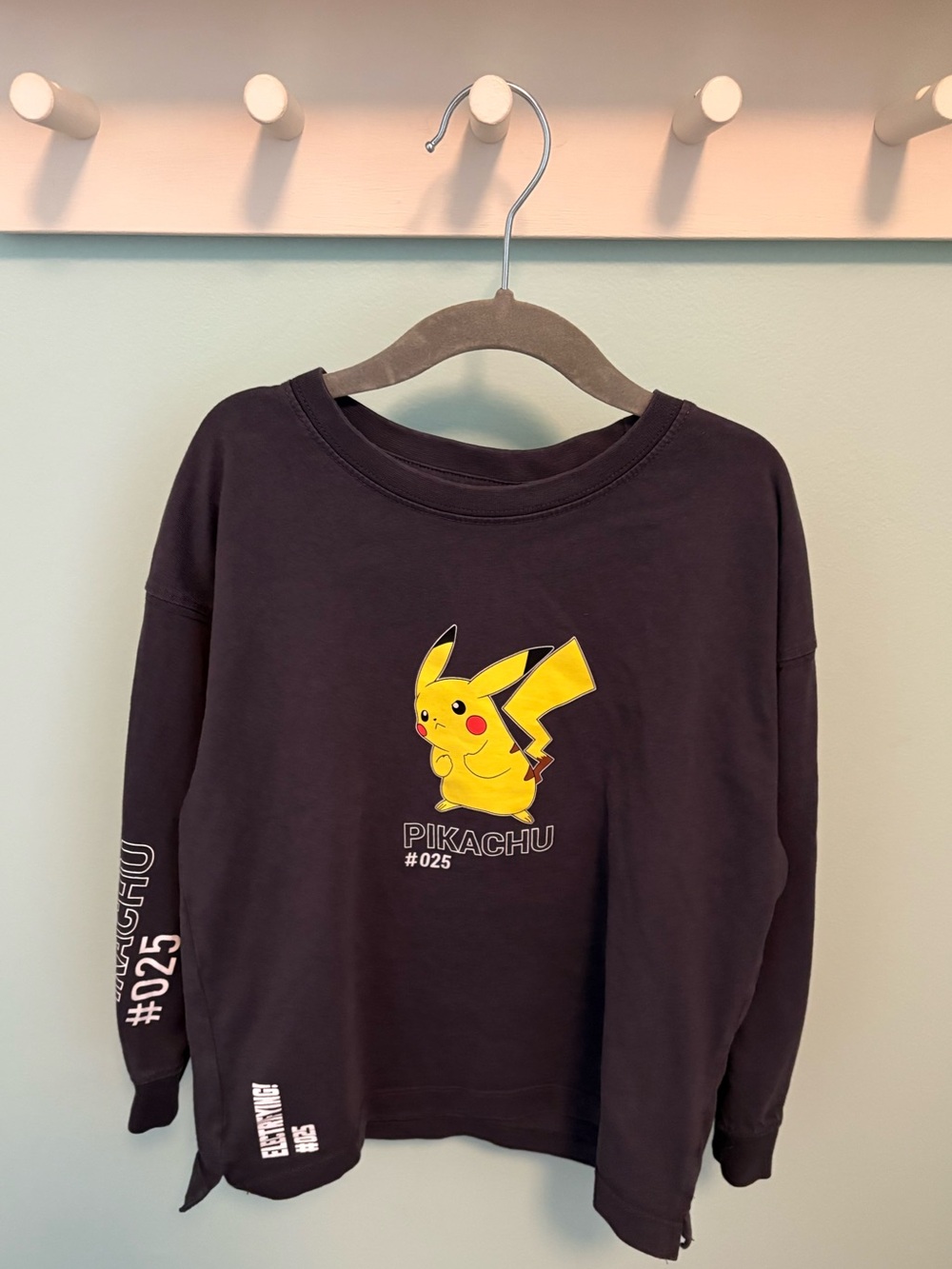 Zara Pokeman Pichachu Long Sleeve T-shirt